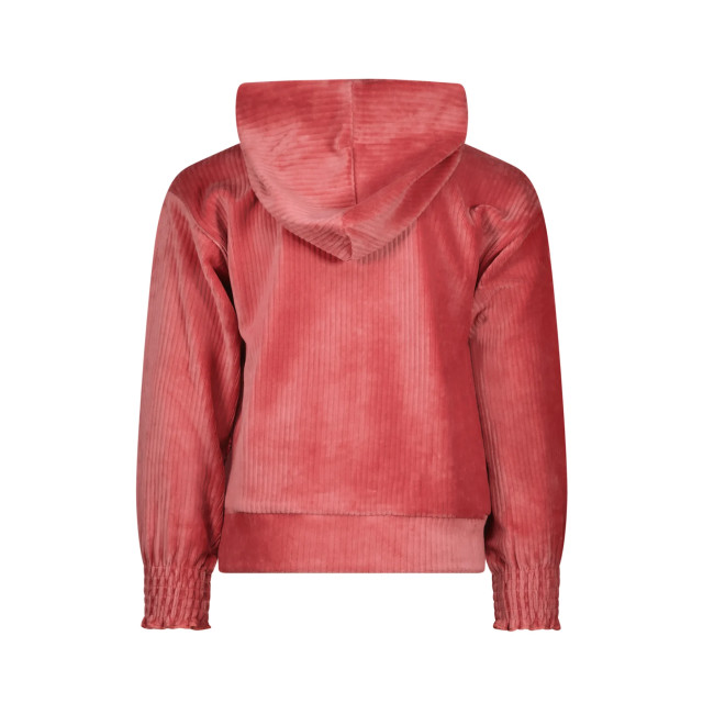 MAYCE Meisjes hoodie rib velours rouge MY408-5300-222 large