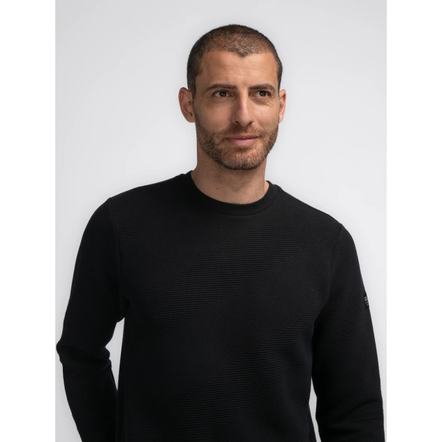 Petrol Industries Heren trui m-3040-swr314 9091 dark black Petrol M 3040 SWR314 9091DarkBlack large