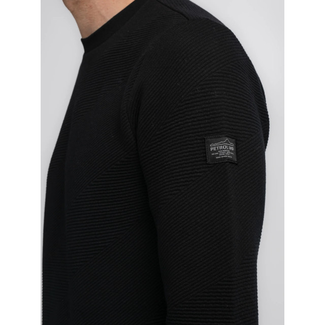 Petrol Industries Heren trui m-3040-swr314 9091 dark black Petrol M 3040 SWR314 9091DarkBlack large