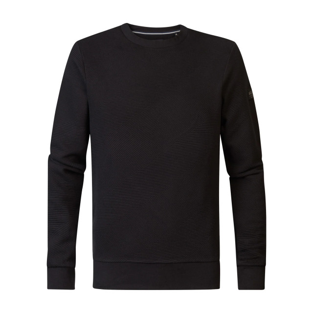 Petrol Industries Heren trui m-3040-swr314 9091 dark black Petrol M 3040 SWR314 9091DarkBlack large