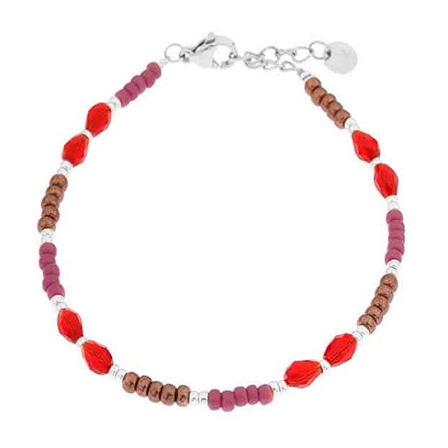 Label Kiki Armband queens rose silver Queens Rose - silver large
