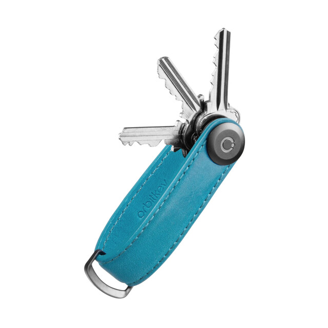 Orbitkey Crazy horse leather teal KCH2-TEL-101 large