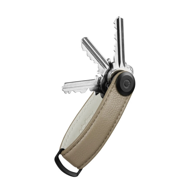Orbitkey Pebbled leather ecru KPB2-ECR-101 large