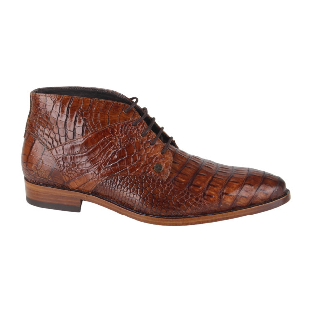 Rehab Barry croco 421 4000 brwn heren veterboots gekleed Rehab BARRY CROCO 421 4000 BRWN large