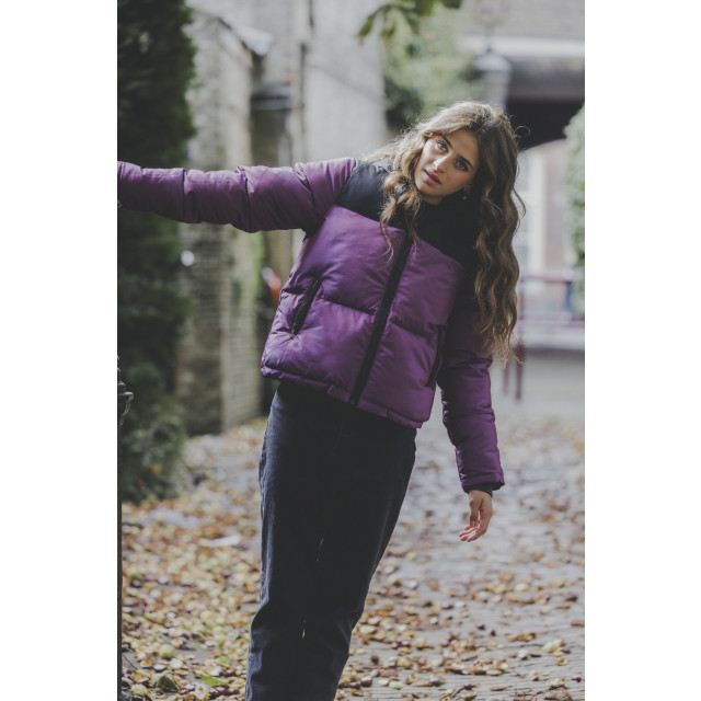 Looxs Revolution Winterjas gewatteerd purple voor meisjes in de kleur 2431-5211-595 large