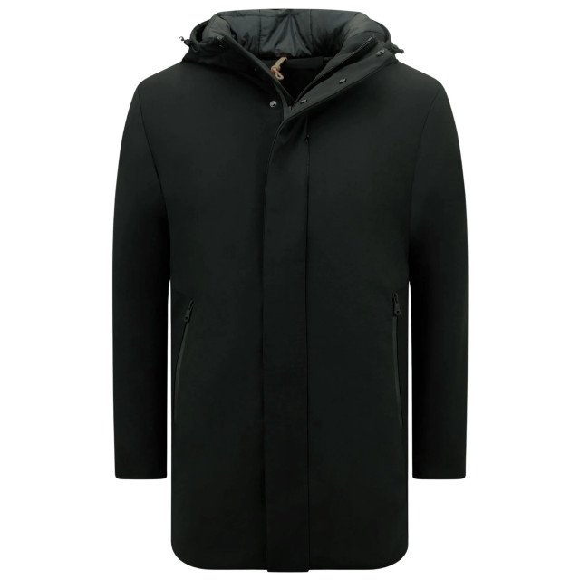 Enos Nette klassieke parka jas met capuchon 8927 QQC-8927-1 large