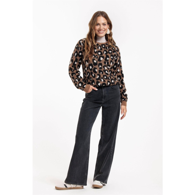 Studio Anneloes Nino mohair leopard pullover dessin 4219.79.0068 large