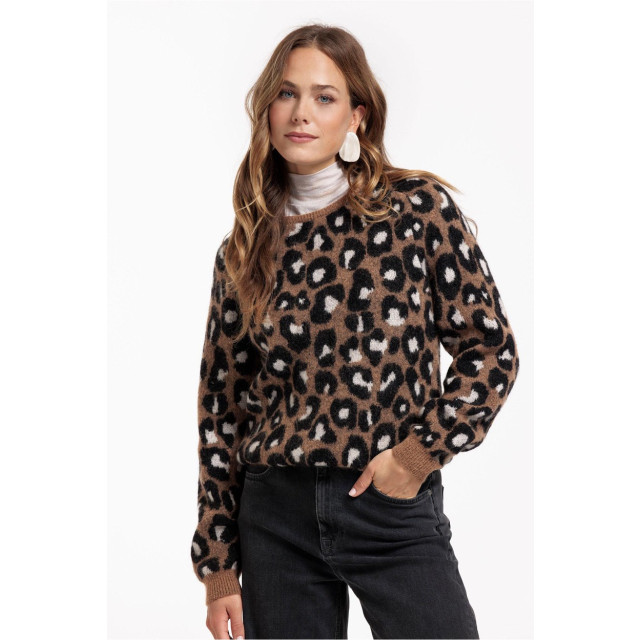 Studio Anneloes Nino mohair leopard pullover dessin 4219.79.0068 large