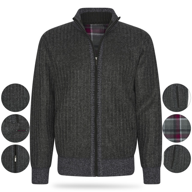 Cappuccino Italia Bounded jacket antraciet CAP-BJA-CHAR-M large