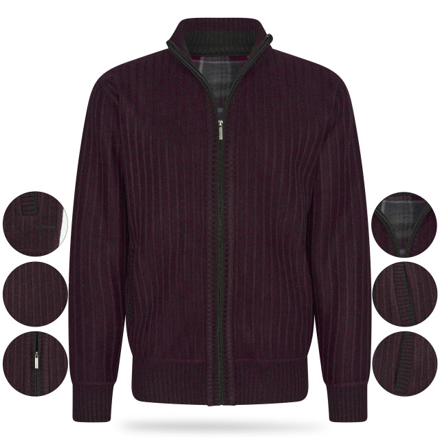 Cappuccino Italia Bounded jacket burgundy CAP-BJA-BURG-L large