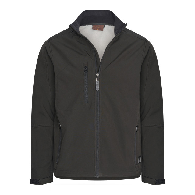 Cappuccino Italia Softshell zip jacket black cap-sof-zi-blk-XL large