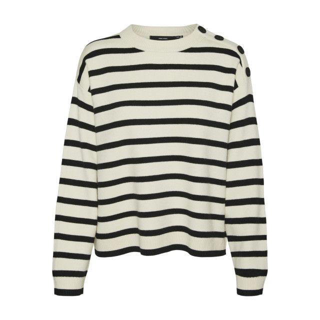 Vero Moda Vmsaba ls o-neck button pullover ga 10310474 large