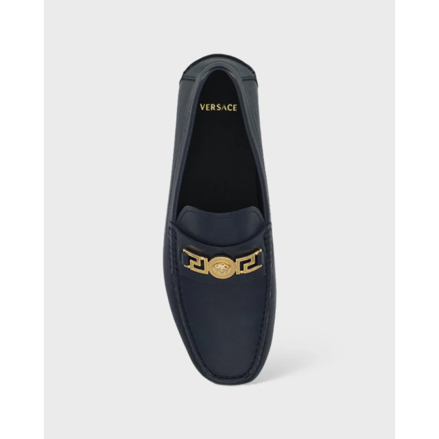 Versace Kalfsleren loafers Versace Kalfsleren Loafers Blauw large