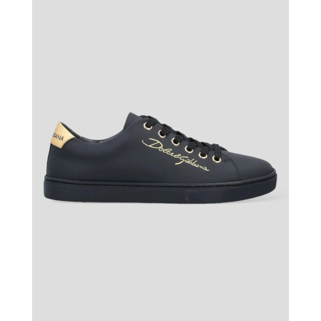 Dolce and Gabbana Leren sneakers Dolce & Gabbana Zwart Leren Sneakers large