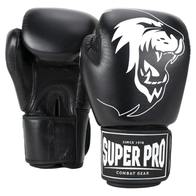 Super Pro Combatgear warrior lederen (kick)bokshandschoenen 132734 large