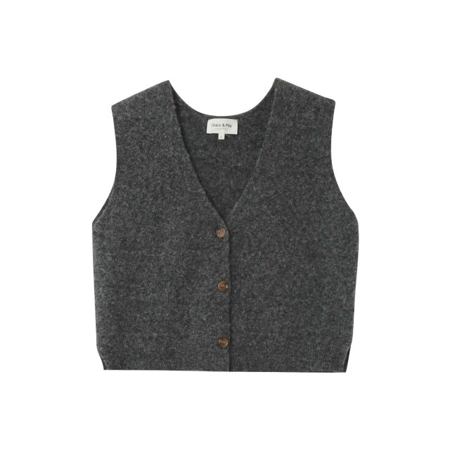 Grace & Mila Grijs gilet nars 8965668733256 large