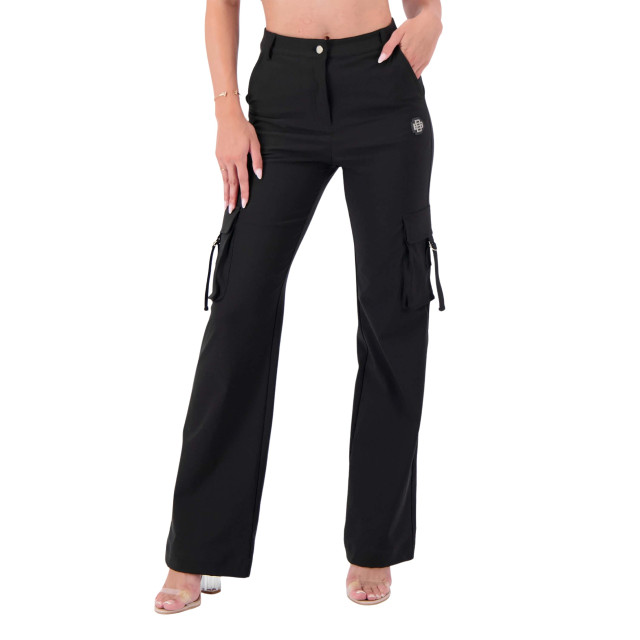 Black Bananas Belted cargo broek belted-cargo-broek-00058215-black large