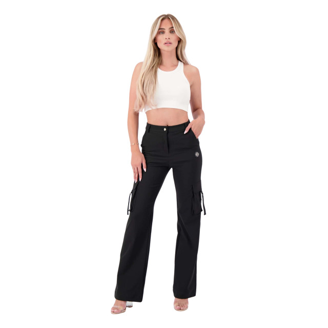 Black Bananas Belted cargo broek belted-cargo-broek-00058215-black large