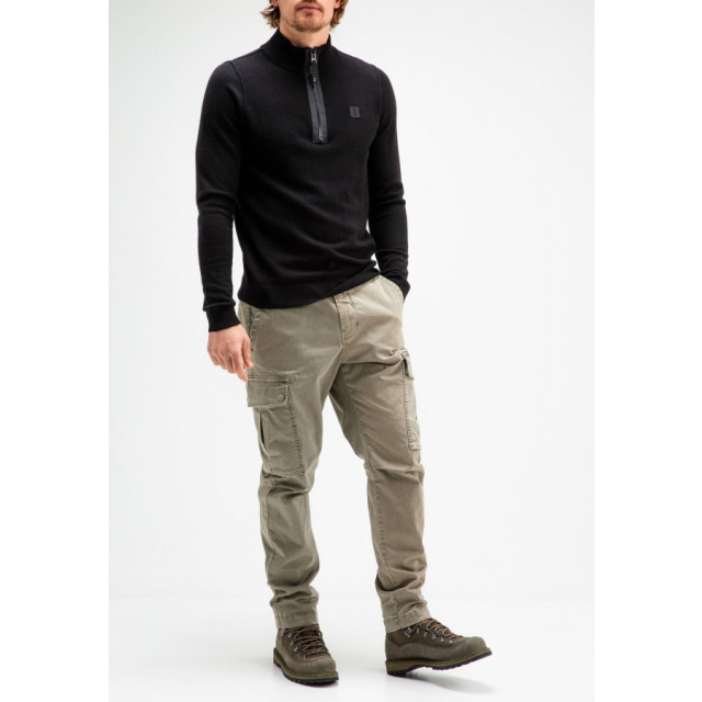 Blue Industry Clifden half zip 1926002 office black 990 heren trui  butcher of b Office Black 990/Clifden Half Zip 1926002 large