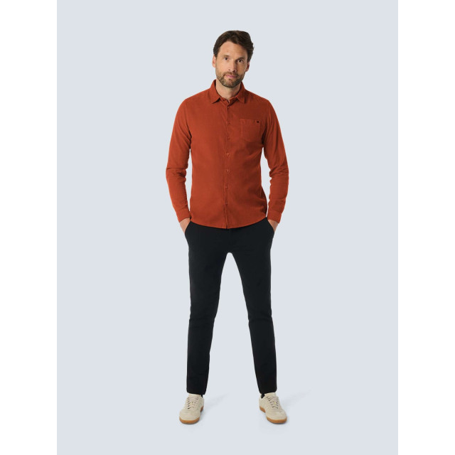 No Excess Shirt corduroy solid rusty 25410701-092 large