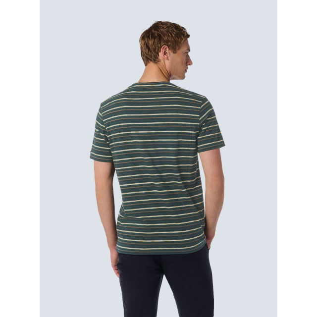 No Excess T-shirt crewneck multi coloured str dark green 25350731-052 large