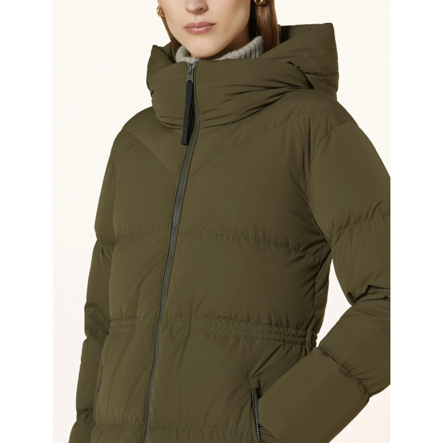 Woolrich Women matt stretch long puffer parka dark 153860602 large