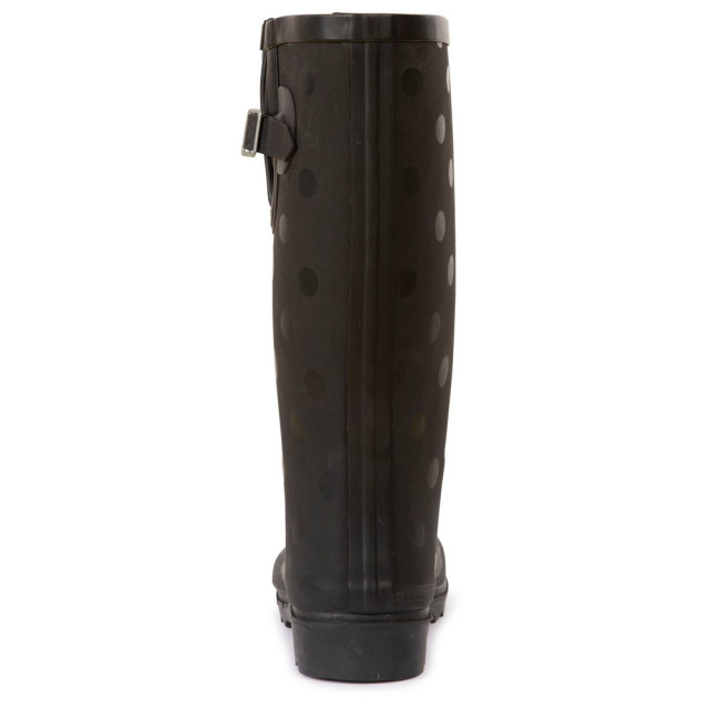 Trespass Dames elena polka dot wellington boots UTTP5757_black large