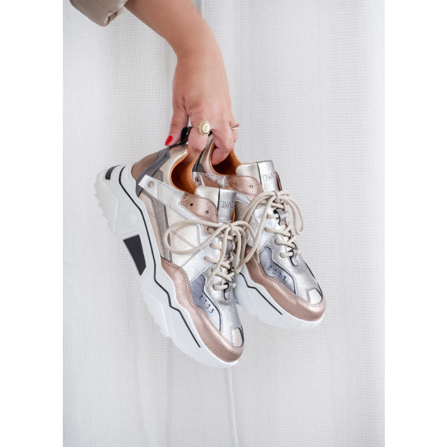 DWRS Label Pluto leer combi j5217-68 stone/cipra J5217-68 large