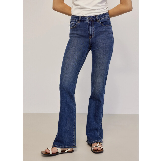 Summum Lucca-5127 488 flared jeans light weight cotton (4s2153) dark blue denim Lucca-5127 488 large