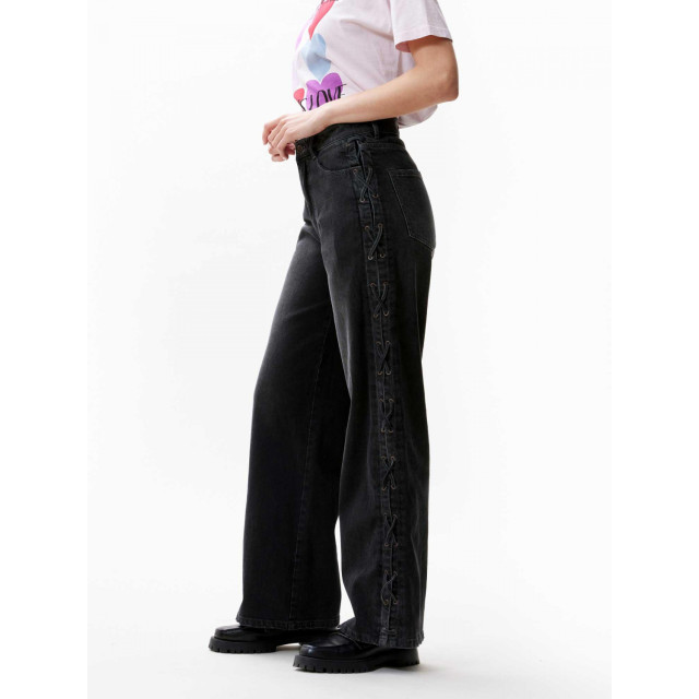 Catwalk Junkie Jeans Loose met veter detail 2402030009 large