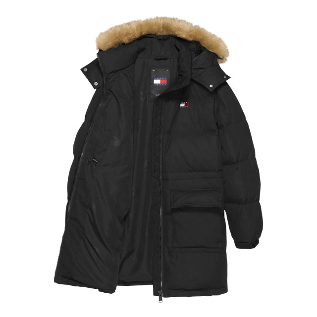 Tommy Hilfiger Midi alaska faux fur jacket DW0DW18821-BDS-S large