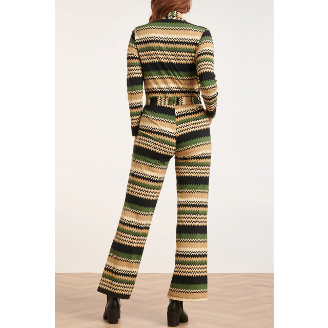 Smashed Lemon 24731 zigzag print travel kwaliteit jumpsuit | 24731-720-998 large