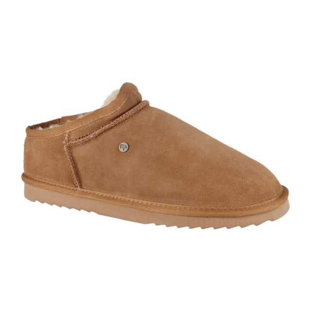 Warmbat Conner cognac heren pantoffel (gesloten hiel) Warmbat CNR421025 large