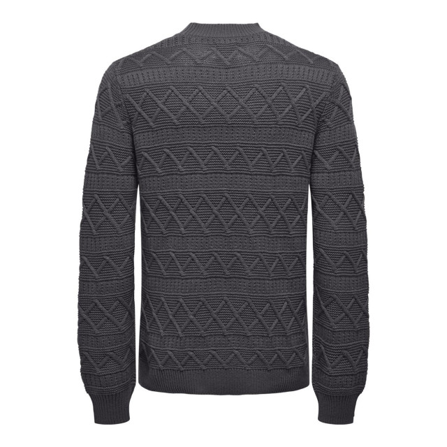 Only & Sons Onswade reg 5 struc crew neck knit - 5219.82.0046 large