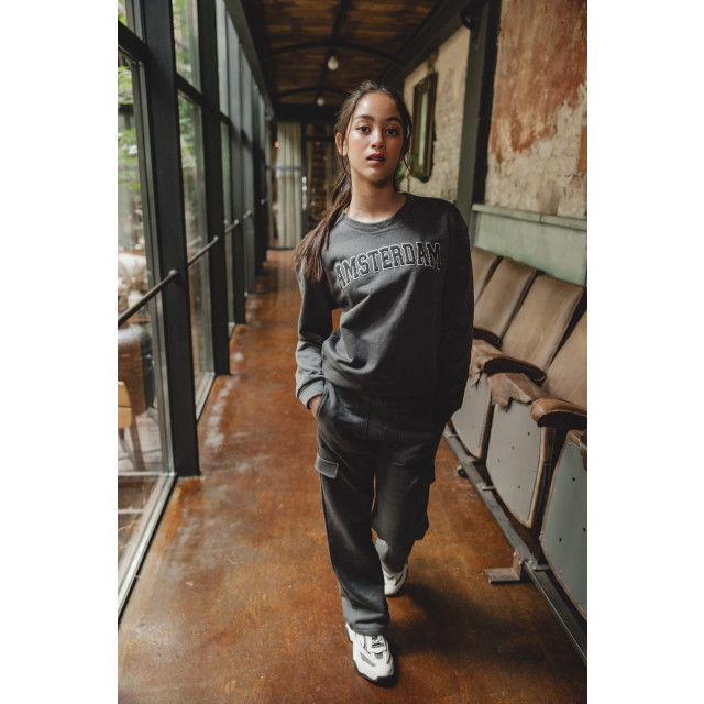 Looxs Revolution Sweat pants grey voor meisjes in de kleur 2432-5640-840 large