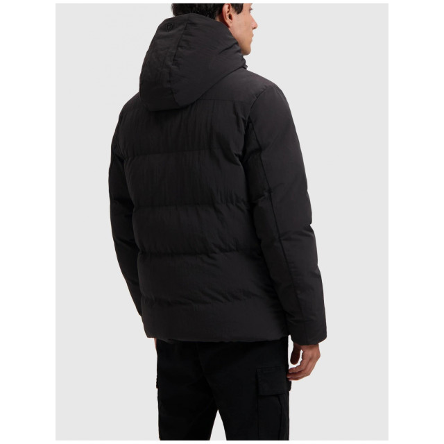Purewhite Activewear Hooded Winterjas zwart  24030404 large