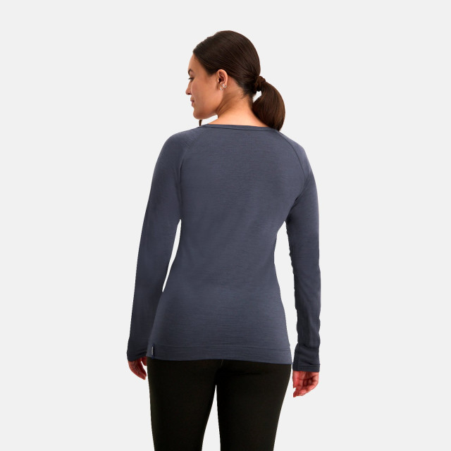 Nomad Pure merinowol longsleeve dames | graphite CUPWSLN8M112 large