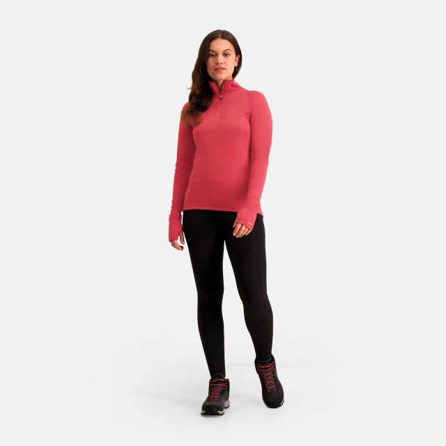 Nomad Rough zip-neck thermo control longsleeve dames | tulip CURWSZN8M566 large