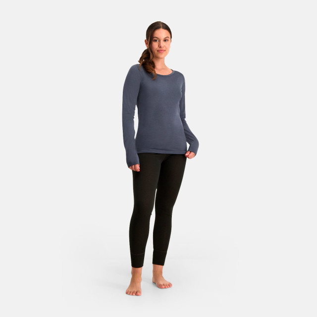 Nomad Pure merinowol longsleeve dames | graphite CUPWSLN8M112 large