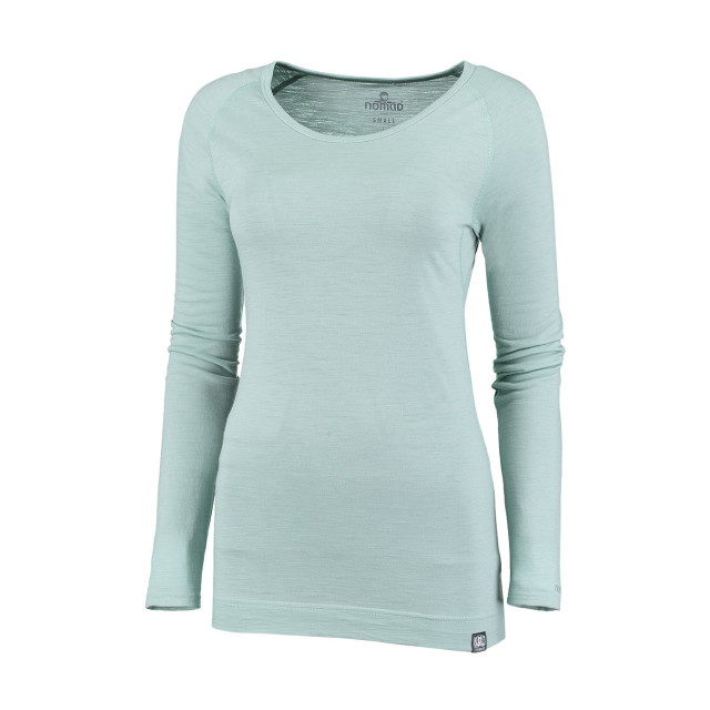 Nomad Pure merinowol longsleeve dames | herb CUPWSLN8M468 large