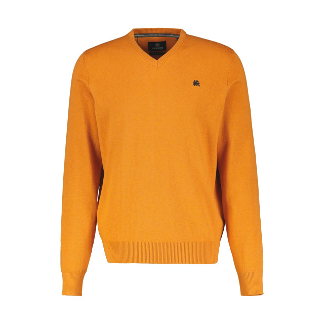 Lerros Heren trui 2495100 948 pumpkin orange Lerros Trui 2495100 948PumpkinOrange large
