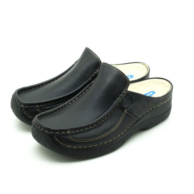 Wolky 06202-Roll Slide Sandalen Zwart 06202-Roll Slide large