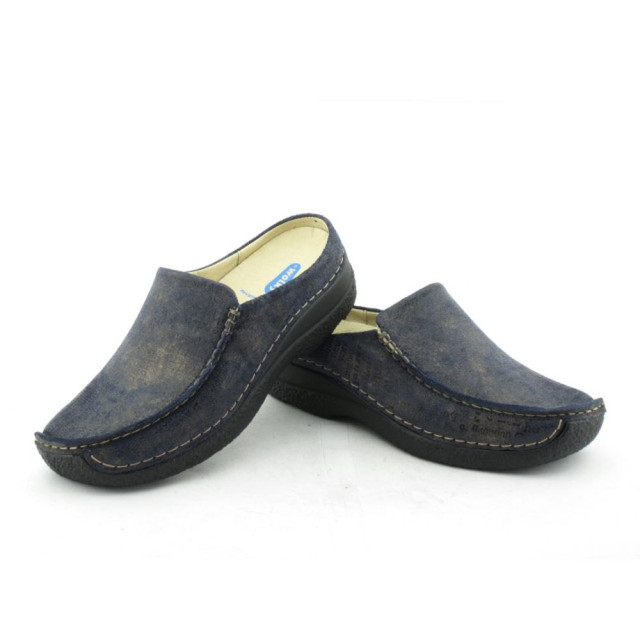 Wolky 06250-Seamy Slide Sandalen Blauw 06250-Seamy Slide large