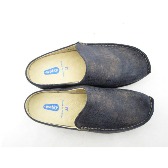 Wolky 06250-Seamy Slide Sandalen Blauw 06250-Seamy Slide large