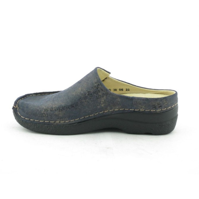 Wolky 06250-Seamy Slide Sandalen Blauw 06250-Seamy Slide large