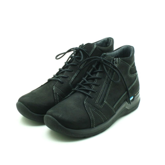 Wolky 06606-Why Veterschoenen Zwart 06606-Why large