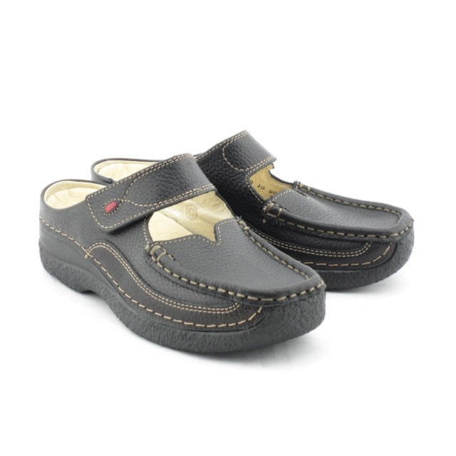 Wolky 06227-Roll Slipper Sandalen Zwart 06227-Roll Slipper large