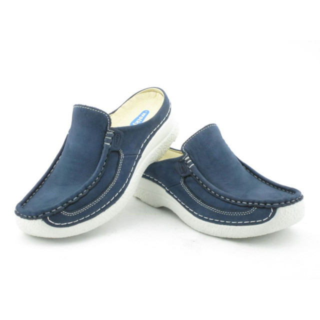 Wolky 06202-Roll Slide Sandalen Blauw 06202-Roll Slide large