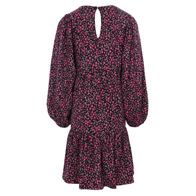 Looxs Revolution Jurkje zwart krinkel mini flowers voor meisjes in de kleur 2433-7826-926 large