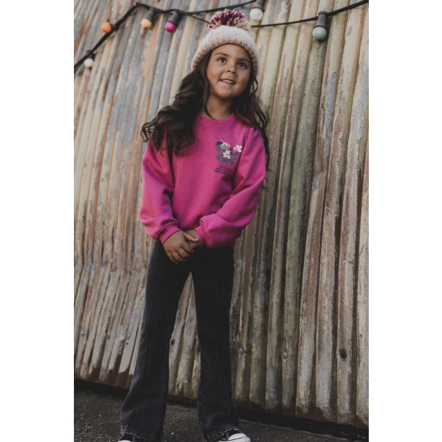 Looxs Revolution Sweater winter pink voor meisjes in de kleur 2433-7318-286 large